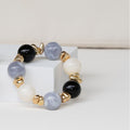Chunky Perlenarmband mehrfarbig