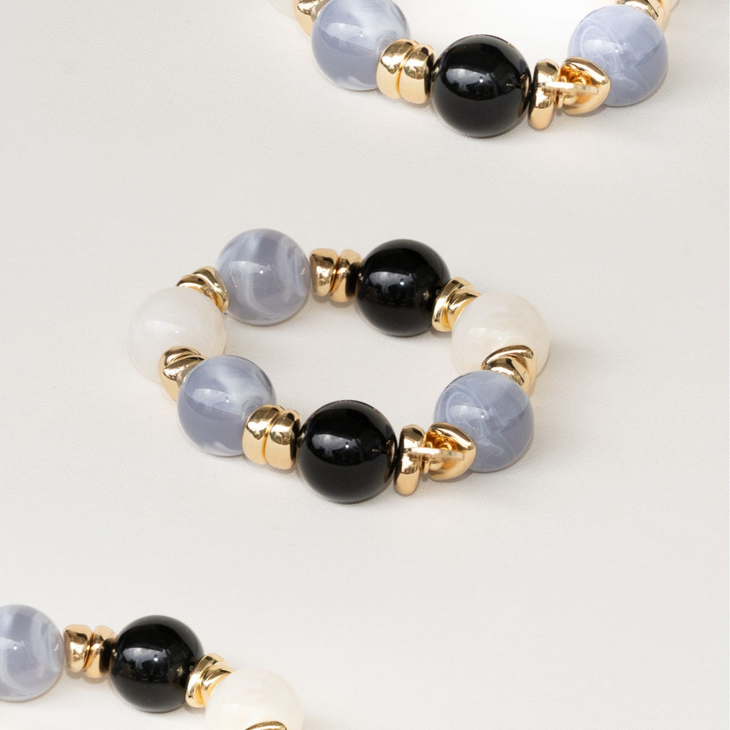 Chunky Perlenarmband mehrfarbig