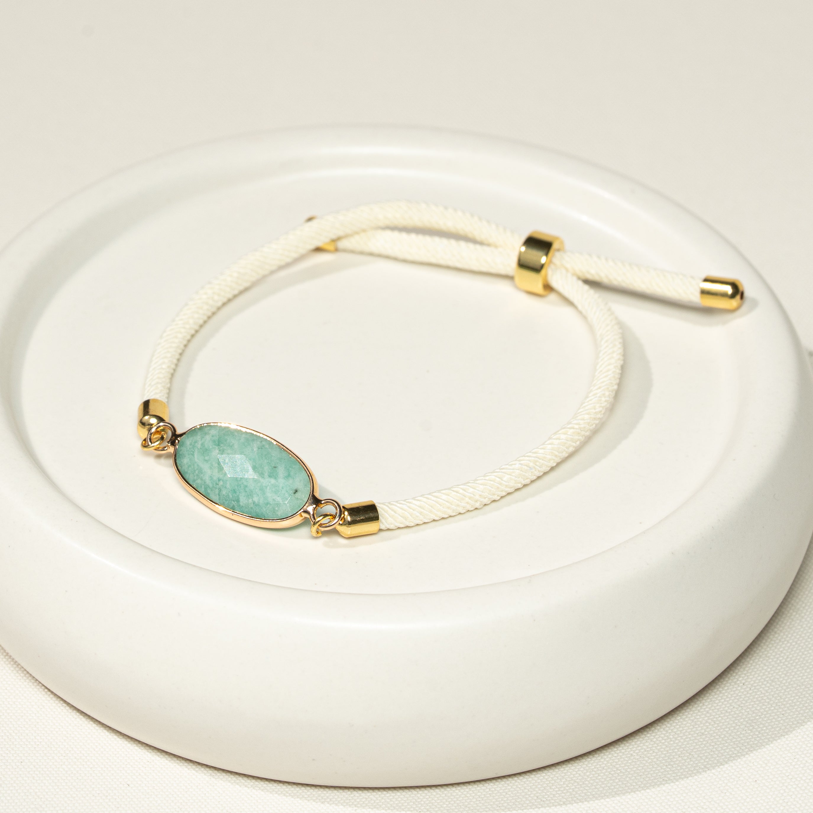 Armband mit echten Edelsteinen, handmade
