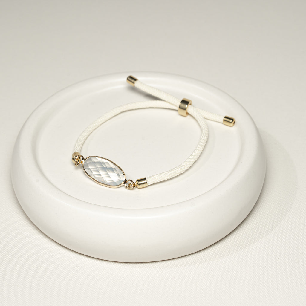 Armband mit echten Edelsteinen, handmade