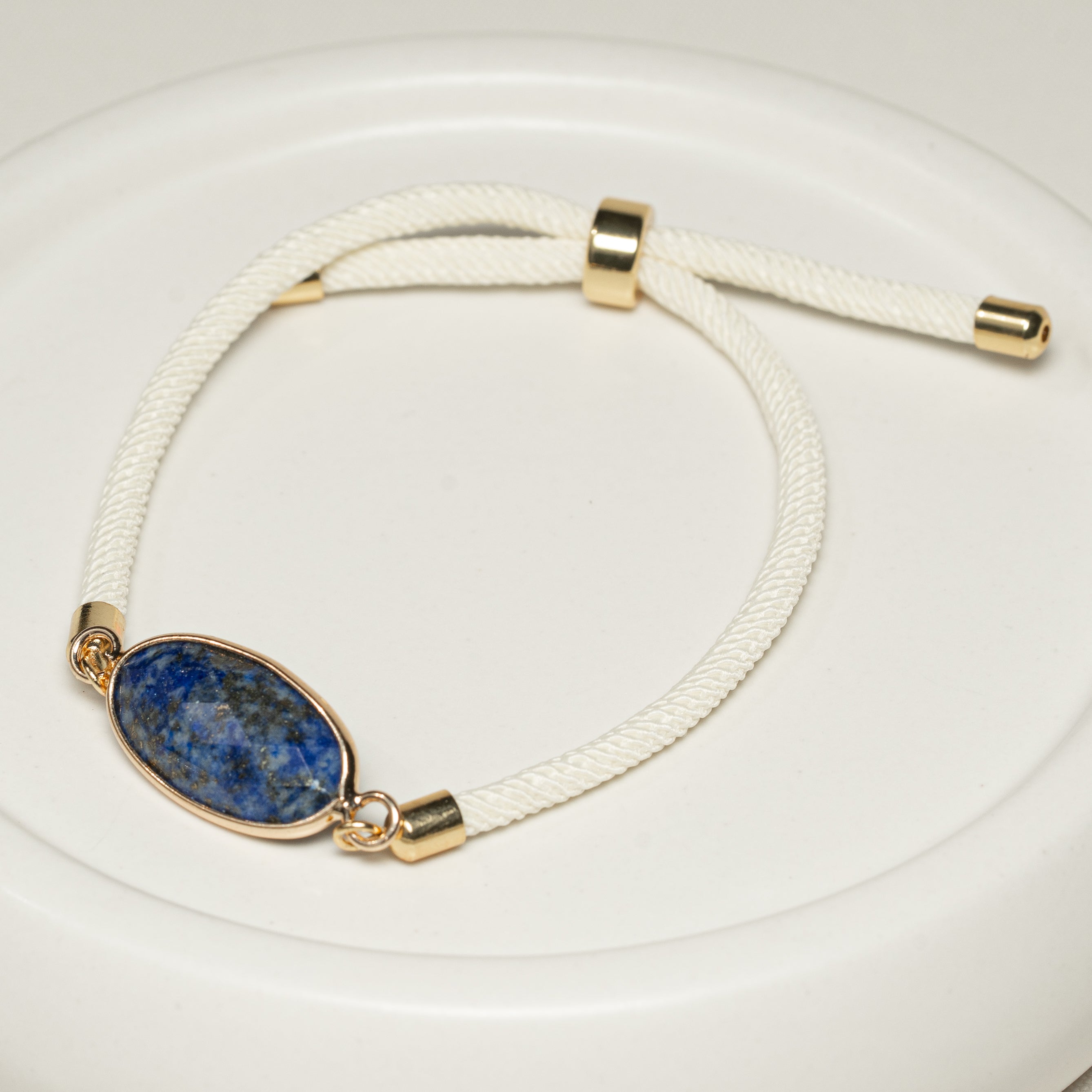 Armband mit echten Edelsteinen, handmade